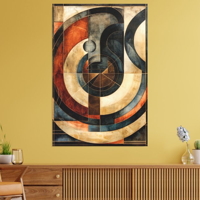 Impressão Em Tela Abstrato Essência (Insitu(Sala de estar))
