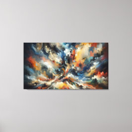 Impressão Em Tela 🎨 Abstrato Expressions Wall Art: