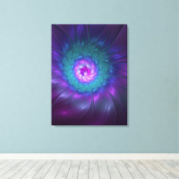 Abstrato Floral Beauty Fractal Colorida Flor