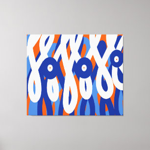 Impressão Em Tela Abstrato geométrico