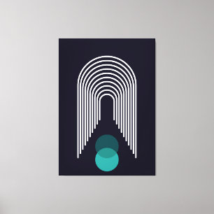 Impressão Em Tela Abstrato geométrico design