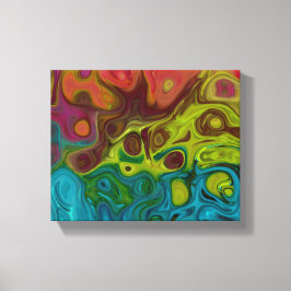 Impressão Em Tela abstrato giro 4444 777