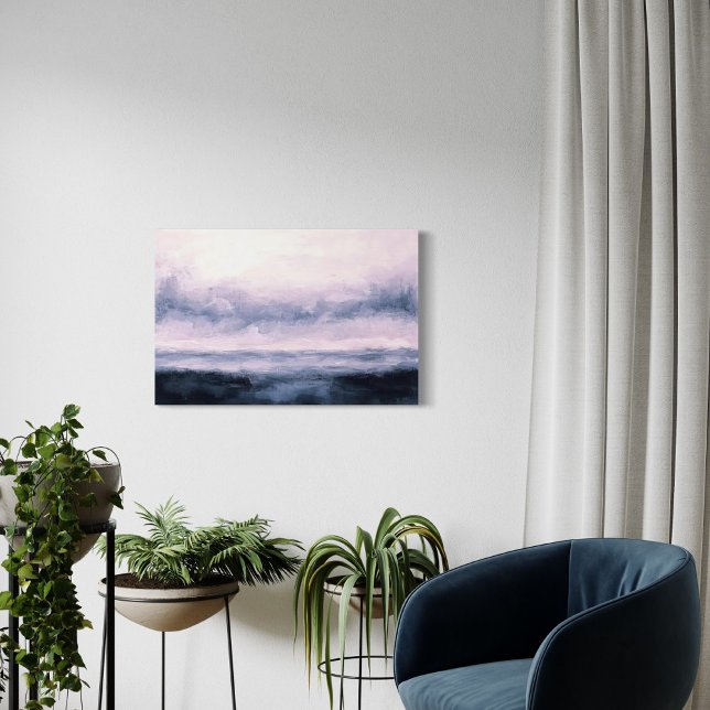 Impressão Em Tela Abstrato Landscape Trabalho de arte, Dark River (Criador carregado)