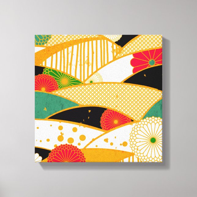 Impressão Em Tela Abstrato Magical Garden (Frente)