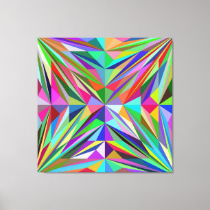 Impressão Em Tela Abstrato Mandala