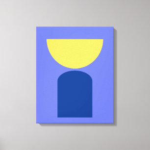 Impressão Em Tela Abstrato Modern Art Geometrics Shapes Sage Green