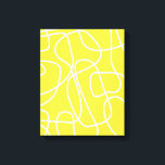 Impressão Em Tela Abstrato Moderna Arte em Amarelo | Artéria<br><div class="desc">Abstrato Modern Line Art in Yellow Canvas Print</div>
