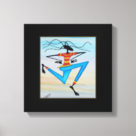 Impressão Em Tela Abstrato, moderna Dançarina Africana Art Reggae