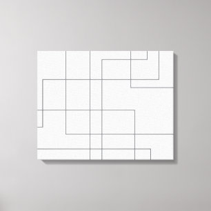Impressão Em Tela Abstrato, moderna, simples, mínima arte de padrão