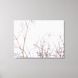 Impressão Em Tela Abstrato moderno de inverno Flores Selvagens em Ne