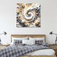 Abstrato moderno girando Dourado, preto e branco