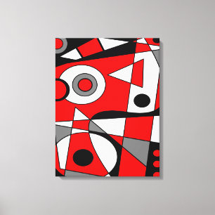 Impressão Em Tela Abstrato nº 185.3