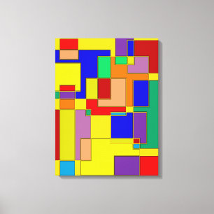 Impressão Em Tela Abstrato nº 26