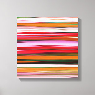 Impressão Em Tela Abstrato nº 2: Desfoque laranja