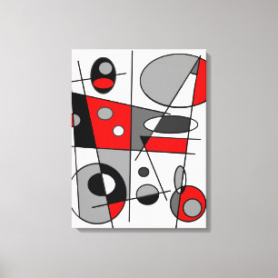 Impressão Em Tela Abstrato nº 35