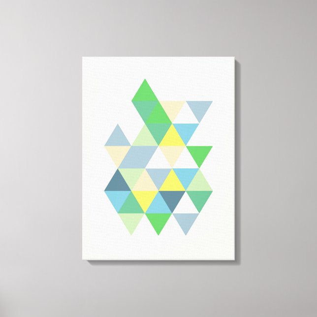 Impressão Em Tela Abstrato nº 589 (Frente)