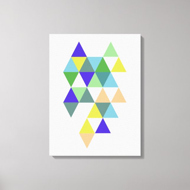 Impressão Em Tela Abstrato nº 594 (Frente)