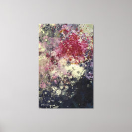 Impressão Em Tela Abstrato pintando "Blàths Cherry"