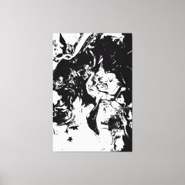 Impressão Em Tela Abstrato Roça Arte Incidental