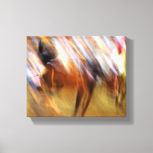 Impressão Em Tela abstrato Rodeio