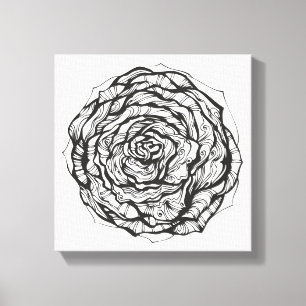 IMPRESSÃO EM TELA ABSTRATO ROSA 6