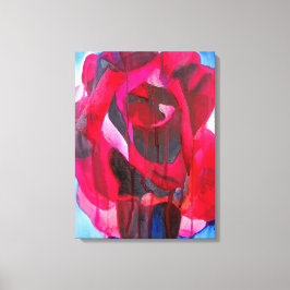 Impressão Em Tela Abstrato Rosa de aquarela Etoile de Holland