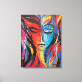 Impressão Em Tela Abstrato Spray Painting