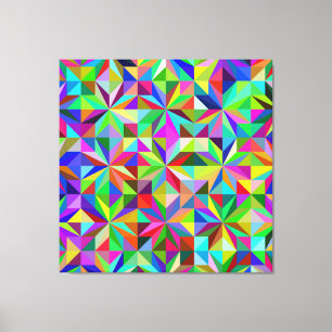 Impressão Em Tela Abstrato Stars