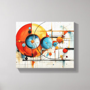 Impressão Em Tela Abstrato Trabalho de arte de cor da água