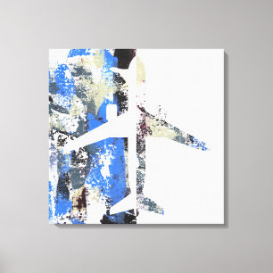 Impressão Em Tela Abstrato voador