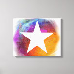 Impressão Em Tela Abstrato White Star<br><div class="desc">Tendy Abstrato White Star</div>