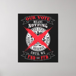 Impressão Em Tela Acabar Com A Arte Da Parede Fed