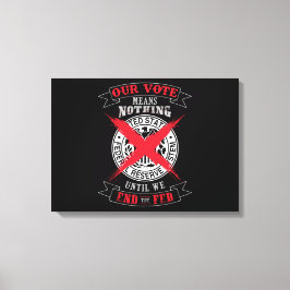 Impressão Em Tela Acabar Com A Arte Da Parede Fed