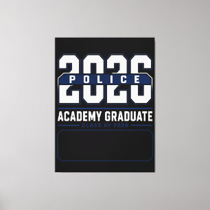 Impressão Em Tela Academia de Polícia 2026 Presente Personalizado co