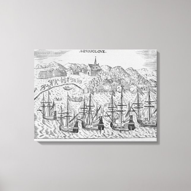 Impressão Em Tela Acapulco", de Jean-Baptiste Labat's Nouveau (Frente)