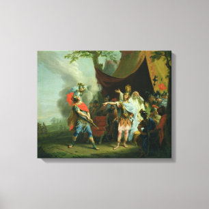 Impressão Em Tela Achilles tem uma disputa com Agamemnon, 1776
