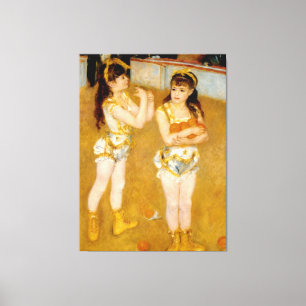Impressão Em Tela Acrobats de Renoir no Cirque Fernando (1879)