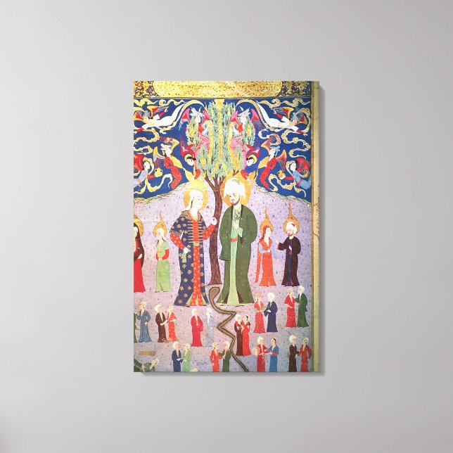 Impressão Em Tela Adam e Eve e seus treze gêmeos (Frente)