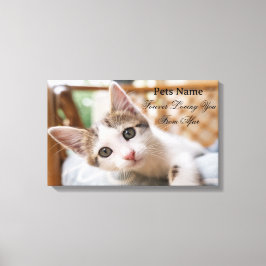 Impressão Em Tela Add Pets Name Forever Loving You From Afar Picture