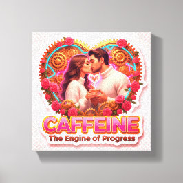 Impressão Em Tela Adesivo Diário do Amante de Café