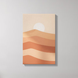Impressão Em Tela Adesivo do deserto com um design simples