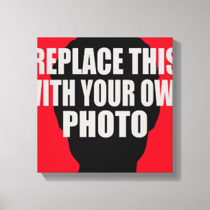 Impressão Em Tela adicionar/carregar a sua própria fotografia