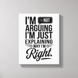 Impressão Em Tela Adicione humor ao seu espaço - Negrito e Testemunh