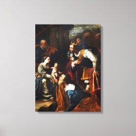 Impressão Em Tela Adoração dos Magos - Artemisa Gentileschi