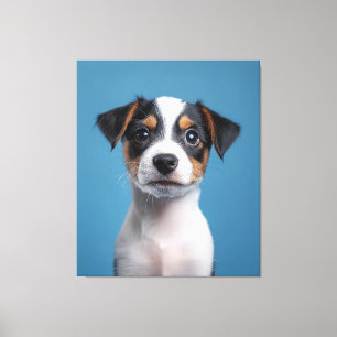 Impressão Em Tela Adorável Jack Russell Terrier Puppy Retrato