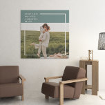 Impressão Em Tela Adorável Presente da Família Verde de Fotos Modern<br><div class="desc">Apresentando a família verde de fotos moderna e adorável presente! Este presente é uma forma perfeita de capturar e celebrar o amor e o vínculo dentro de uma família, ao mesmo tempo que adiciona um toque de elegância e modernidade a qualquer decoração doméstica.O Adorável Fotógrafo da Família Verde Moderna não...</div>