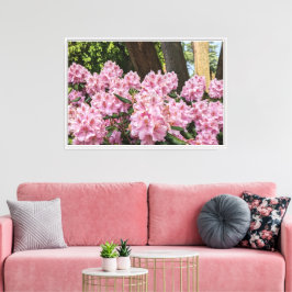 Impressão Em Tela Adorável Rhododendron Rosa Floral
