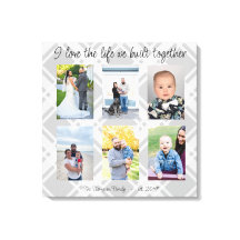 Adoro a vida que construímos juntos 6 xadrezes fot