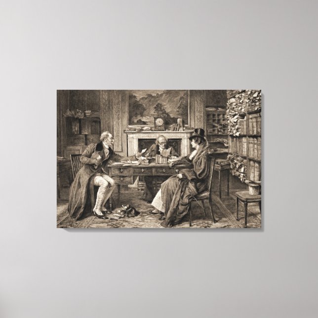 Impressão Em Tela Advogado 1895 (Frente)