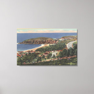 Impressão Em Tela Aéreo da Baía de Emerald